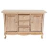1/12 Dollhouse Miniatures Mini Simulated Wooden Cabinet Model Toy Accessories