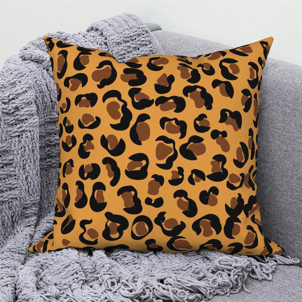 Juste De Coussin Léopard, Taie D'oreiller Décorative, Canapé, Voiture, Salon