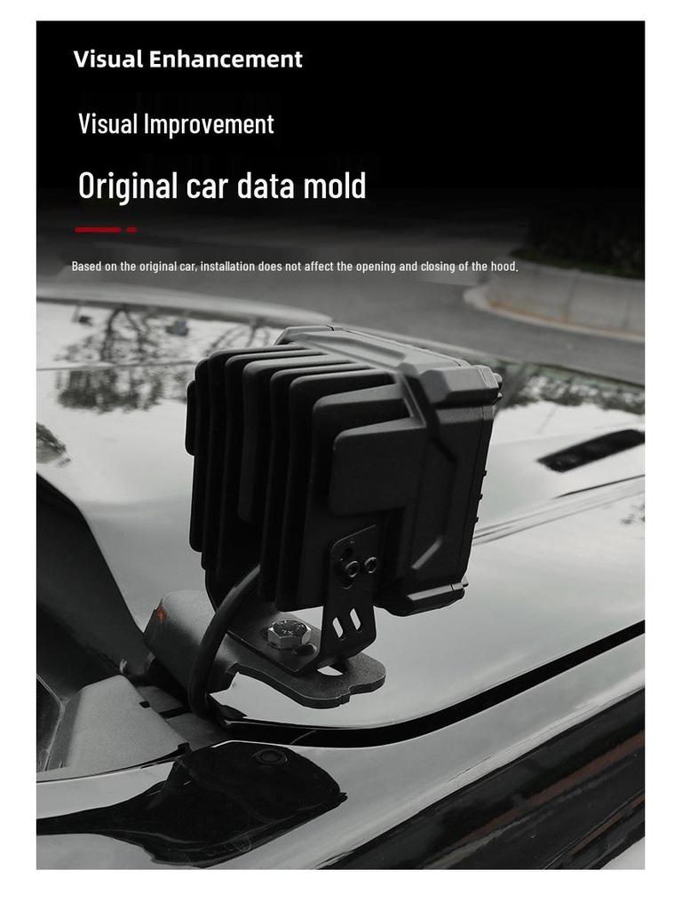 Ford Ranger Off-Road A-Pillar Hood Spotlight Bracket