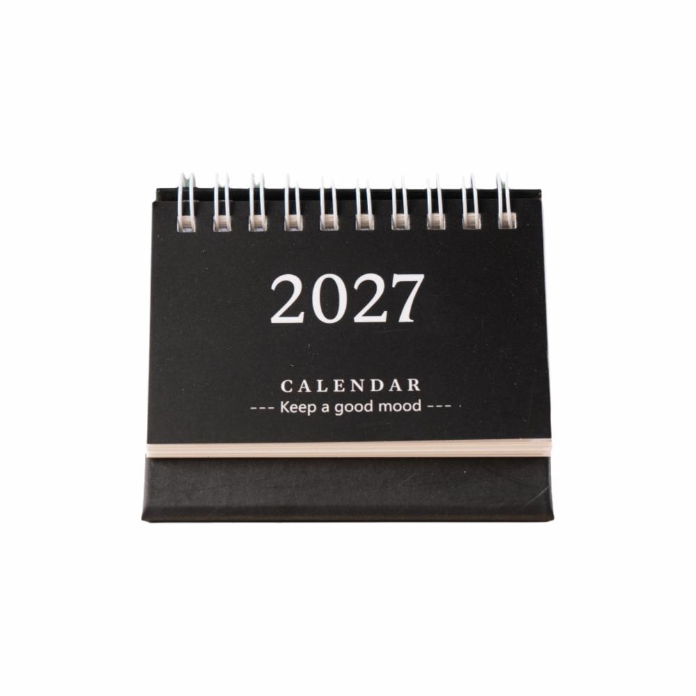 Mini Standing Calendar Coil Flip Calendar New 2027 Desk Calendar Desk Planning