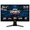 MSI Gaming Monitor MAG 255F E20 IPS Warranty 24.5 inch/Full HD/RAPID Panel/200Hz/0.5ms(GTG)/Adaptive-Sync/HDR/HDMI 2.0b/DP1.2a/VESA100/3-year