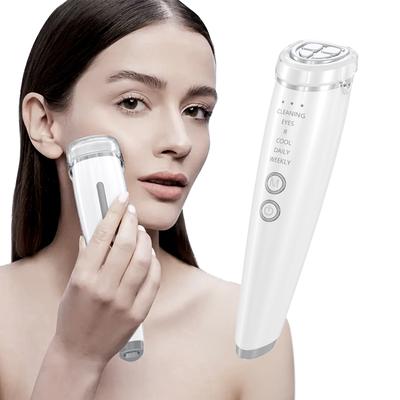 6-в-1 EMS Массажер для лица с USB-зарядкой, Горячая и холодная терапия для лица, глаз и шеи - Бьюти-инструмент Идеальный подарок для женщин