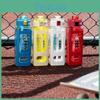 Square Plastic Water Bottle With Handle, Modern Simple Style, Portable Sports Bottle With Straw, 700ml