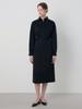 Mommet Ford Collared Shirt Dress Black