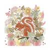 Summer Thornton Woodland Nature Squirrel Print