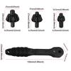 2-in-1 Drill Chuck Key Wrench Chuck Key Drill Press Universal Double Head Chuck Drill Key Wrench Drill Chuck for Power Tools