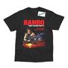 Retro Movie Poster Inspired By Rambo First Blood Part Ii Dtg Printed TShirt