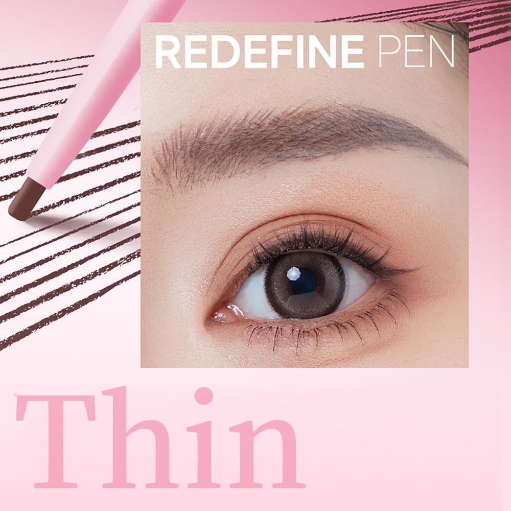 Rock Sweet Карандаш и гель для бровей 2-в-1 Двусторонний 0,05 мм Ультратонкий Водостойкий Стойкий в течение всего дня Карандаш для бровей с точной кисточкой