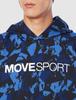 Толстовка Descente на молнии Cover SHIELD с принтом по всей поверхности MVSP Ветрозащитная Сохранение тепла Эластичная Впитывающая пот Тренировочная BL S [Move Sports] (и то и другое