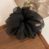 Solid Color Chiffon Scrunchies Sweet Oversized Hair Ropes Women Hair Scrunchies  Hair Accessory