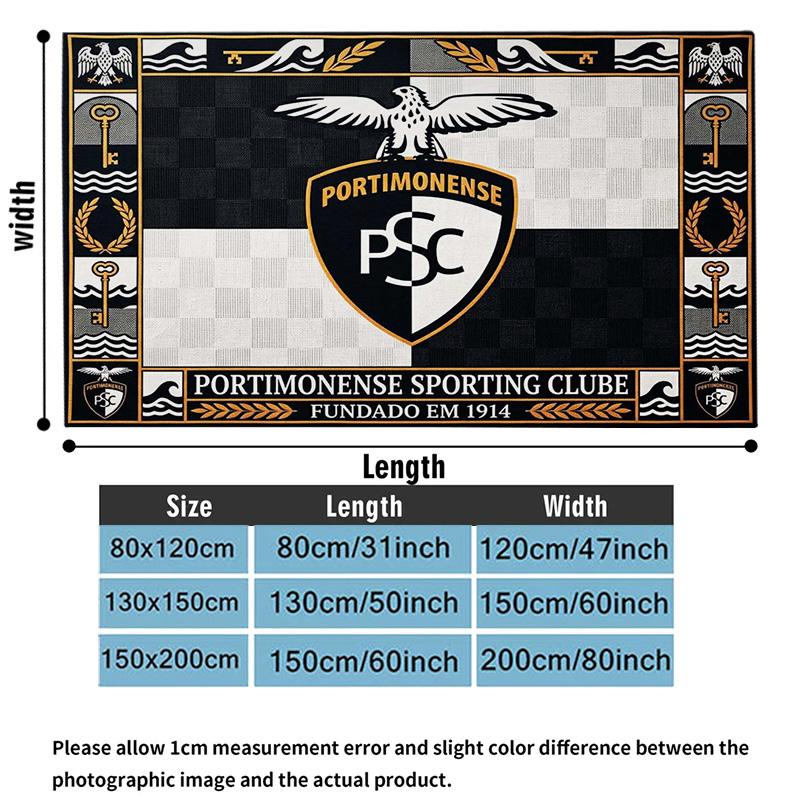 Portimonense SC Print Flannel Blanket High Quality Warm Comfortable Cover for All Seasons Perfect for Gifts Home Decor