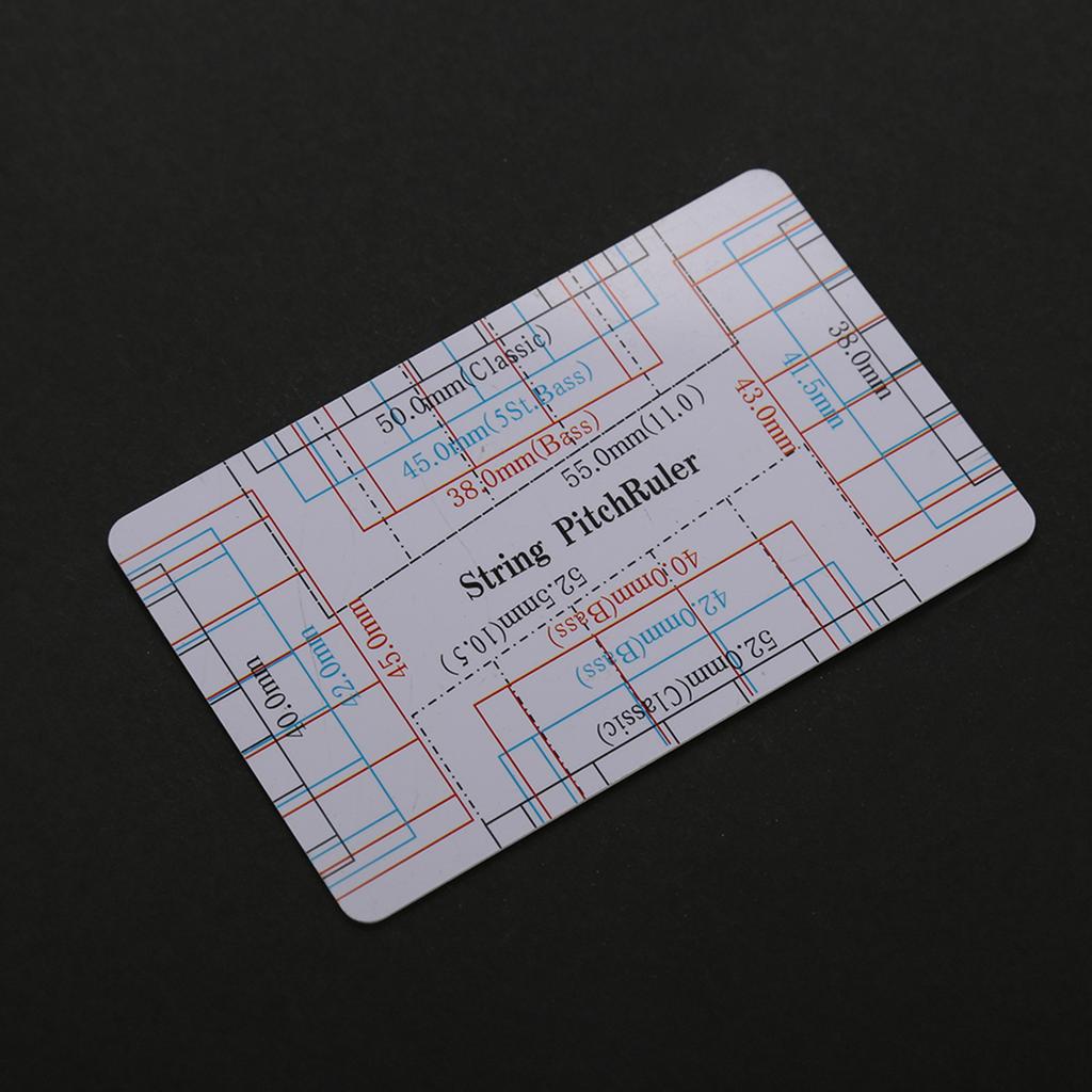 2 шт. линейка для измерения струн, измерительные инструменты для гитары, бас-инструмента, аксессуары