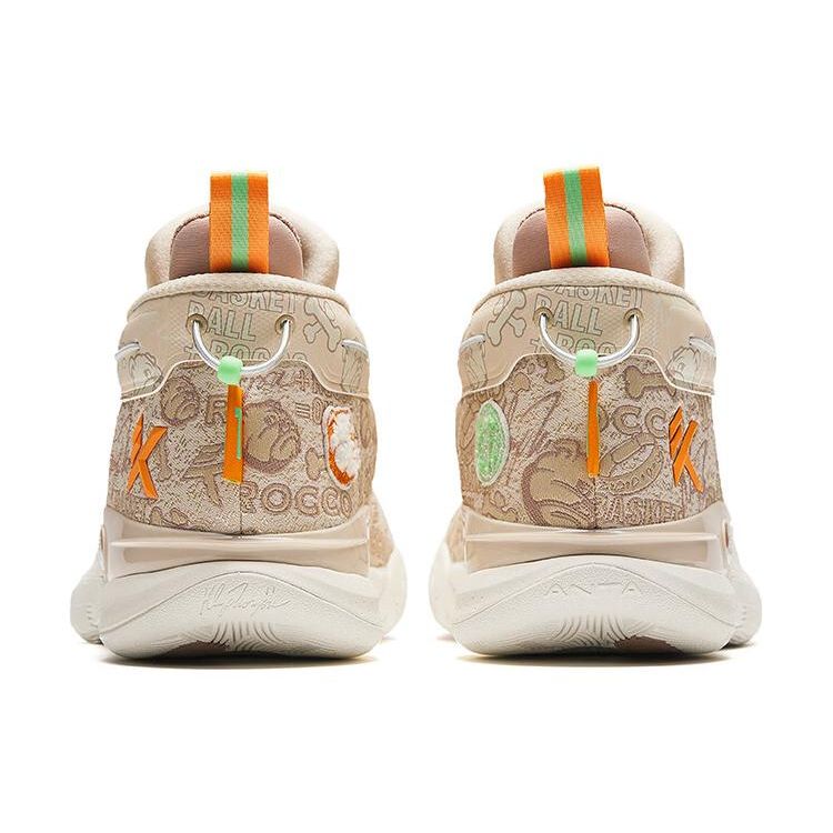 Anta KT9 Comfortable Durable Breathable Mid-Top Basketball Shoes Men Sneaker Gray 112411101-8