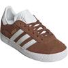 adidas Кроссовки Gazelle C Preloved Brown Kids Cloud-White Gold-Metallic IF9807