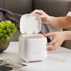 Desktop Mini Trash Bin Double Layer Waste Basket Wastebasket for Bathroom Vanity Tabletop Storage Box
