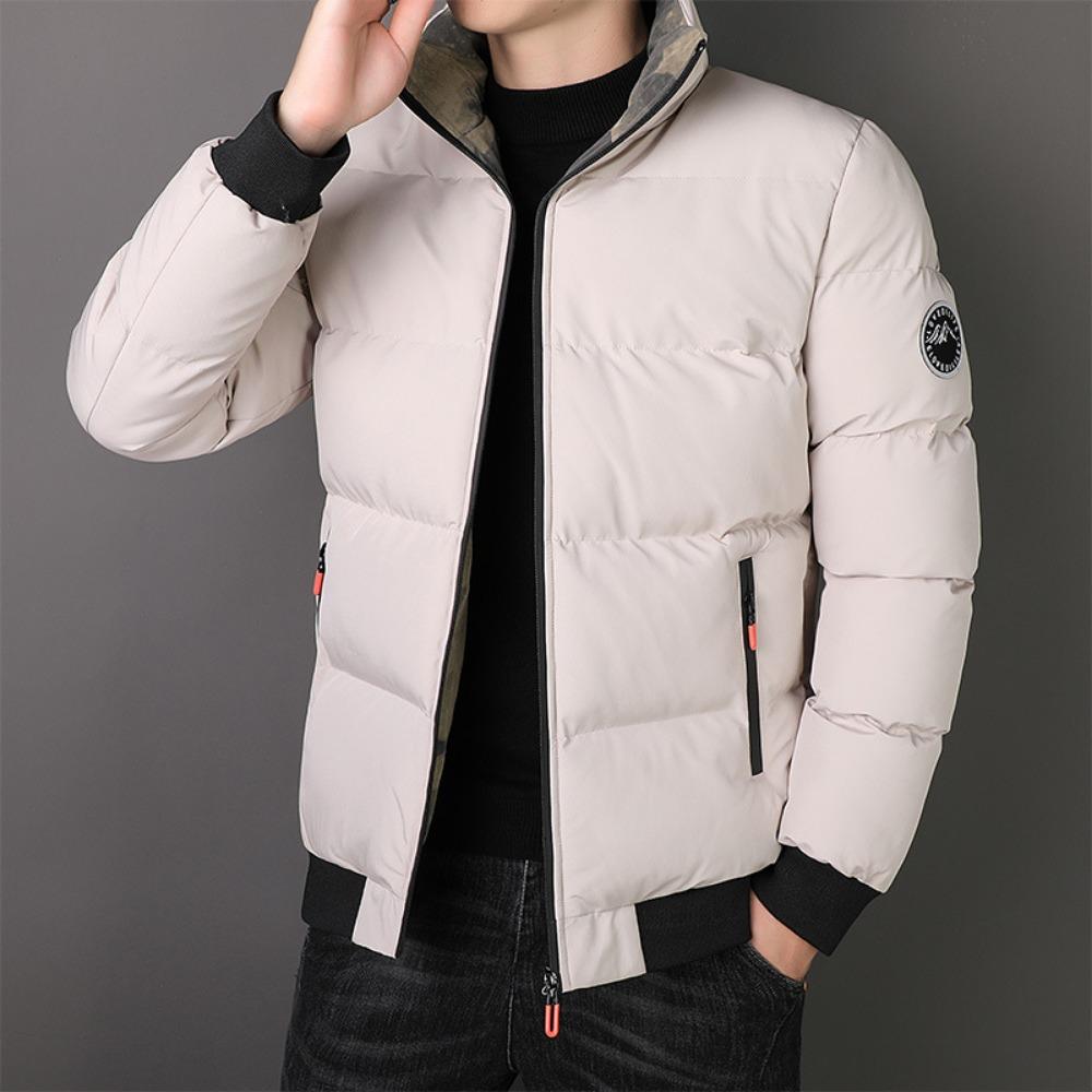 Men's Cotton-padded Jacket, a Trendy Brand, Loose, Thick and Warm Cotton-padded Jacket with a High-end Feel