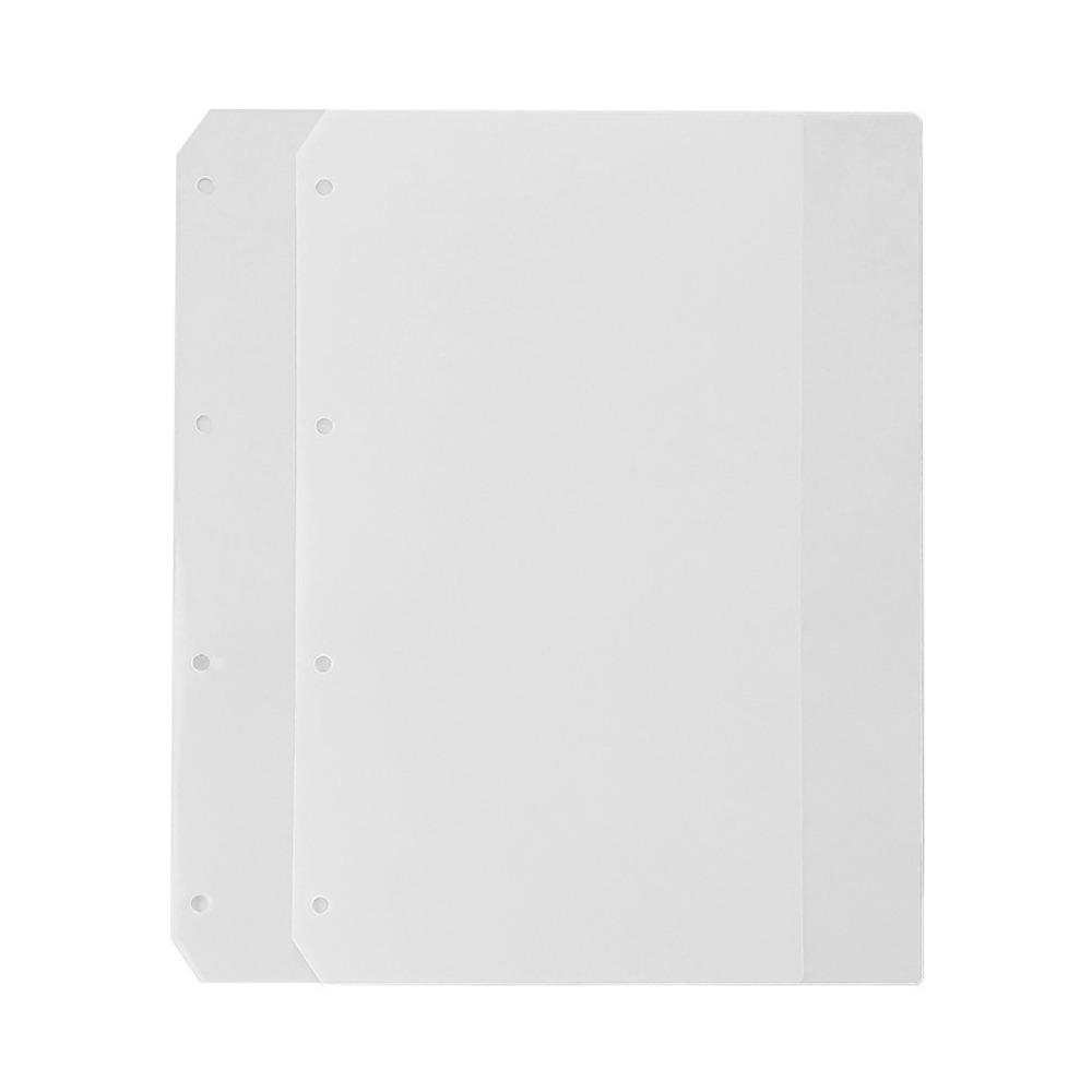 2pcs DIY Loose-Leaf Notebook Refill Paper PP Refill Spiral Page Binder Indexing Cards  Journal