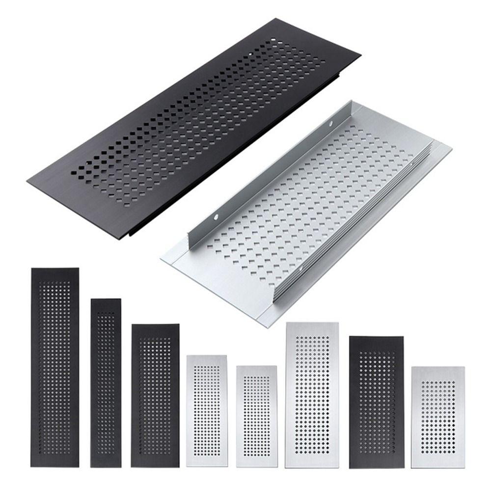 2pcs/set Aluminum Alloy Vents Cover Louver Ventilation Grille Air Vent Decor Furniture Hardware