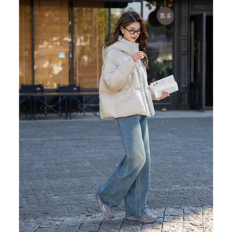 MOKANA Женская Модная Универсальная Куртка Пуховик с Длинным Рукавом MKNJD2789