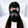 Мягкая маска-балаклава для лица Ветрозащитные очки Маска Защита ушей Зимняя маска для езды на велосипеде Холодная погода