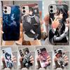 Iguro Obanai Demon Slayer Phone Case For IPhone 14 13 12 11 XS X 8 7 6 Plus Mini Pro Max SE 2022 Soft Transparent Phone Cover