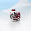925 Sterling Silver Charms Beads Chinese New Year Gift Phoenix Lion Charm Fit Fashion Bracelets Diy Jewelry for Women