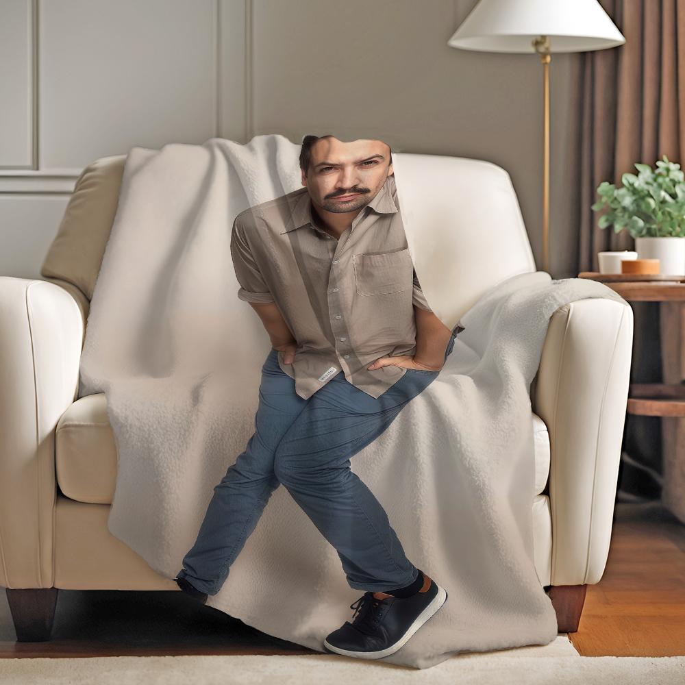 Fashion print L Lin Manuel Miranda Blanket For Sofa Office Bed Plane Travel Sleep Read Relax Camping Soft And Warm
