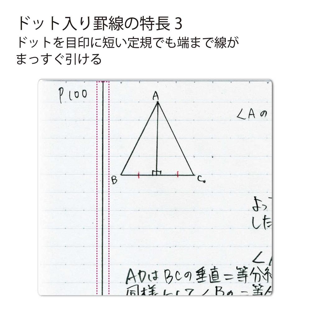 [Эксклюзив Amazon.co.jp] KOKUYO Note Campus Note B5 Dotted B Lined 5 Book Pack Black AMno-3BTNX5-1 Black 5 Books