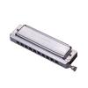 Chromatic Harmonica 10 Holes 40 Notes C Key Silver With Exquisite Box