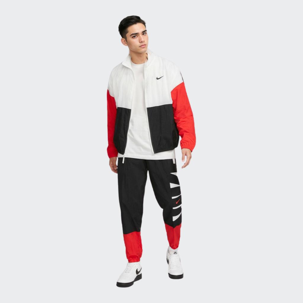 Nike Повседневная спортивная куртка на молнии с воротником-стойкой с цветными блоками, мужские куртки, разноцветные CW7348-101