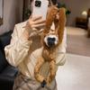 Милая новая кукла лемура с длинными лапами, плюшевая игрушка, подвесная кукла шимпанзе-ленивца «мать и дитя», кукла-компаньон для ребенка, девочка