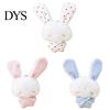 Plaid Ear Bunny Charm Ribbon Bow Rabbit Plush Pendant for Backpacks, Stuffed Bag Charm, Soft Animal Keychain Decoration Decorative Accessory