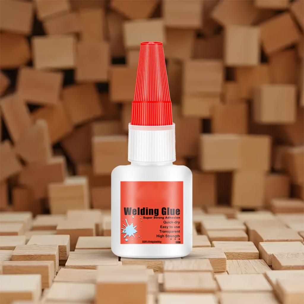 Strong Woodworking Adhesive Glue 20ml Fast Drying Transparent Welding Glue for Durable Bonding of Wood Plastic Metal and More