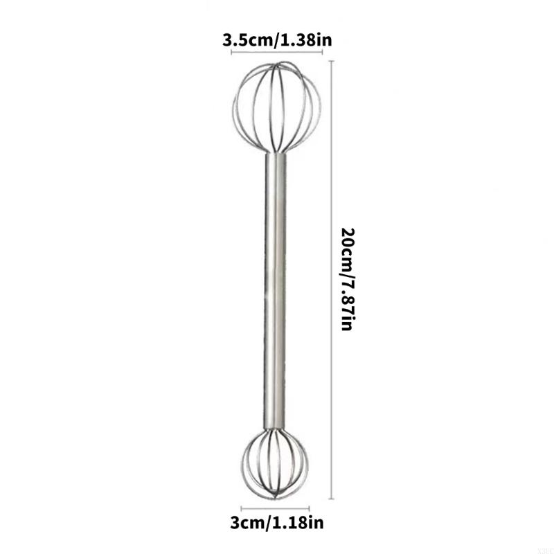 Nonrust Steel Miso Stirring Tool with Double Scoops Reduces Excess Salt X3UC