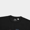 Fila X M.C.. ESCHER Коллаборация SS25 Серия Наследие Повседневная Мода Буквенная Футболка с Коротким Рукавом Мужская Топы Черный F11M538102F-BK