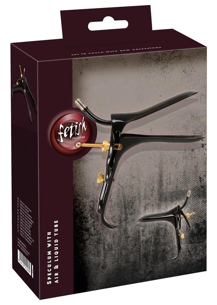 Fetish Collection - Vaginal Examination Speculum with Fluid Tube