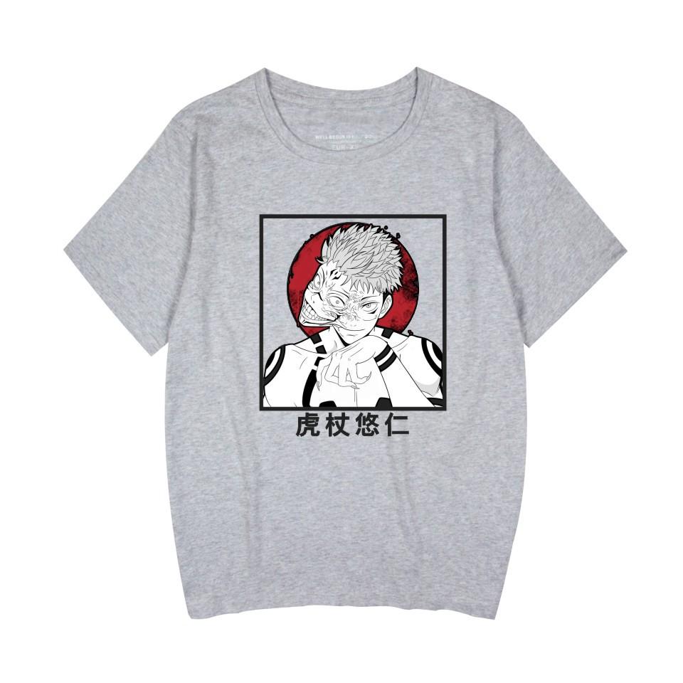 Летняя мужская и женская футболка с коротким рукавом Jujutsu Kaisen Одежда Новая мужская футболка Косплей Футболка