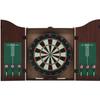 Professional Dartboard Set - vidaXL - Sisal Target - MDF Cabinet - 6 Steel Darts - Mixed