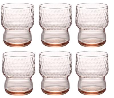 Adelia Stacking Glasses 280ml Mouth Reinforced AX Forte Tortoise Shell Набор из 6 шт. Сделано в Японии BC-708