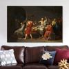 Famous Painting The Death of Socrates Canvas Painting Posters and Prints Wall Art Picture for Living Room Decor Cuadros