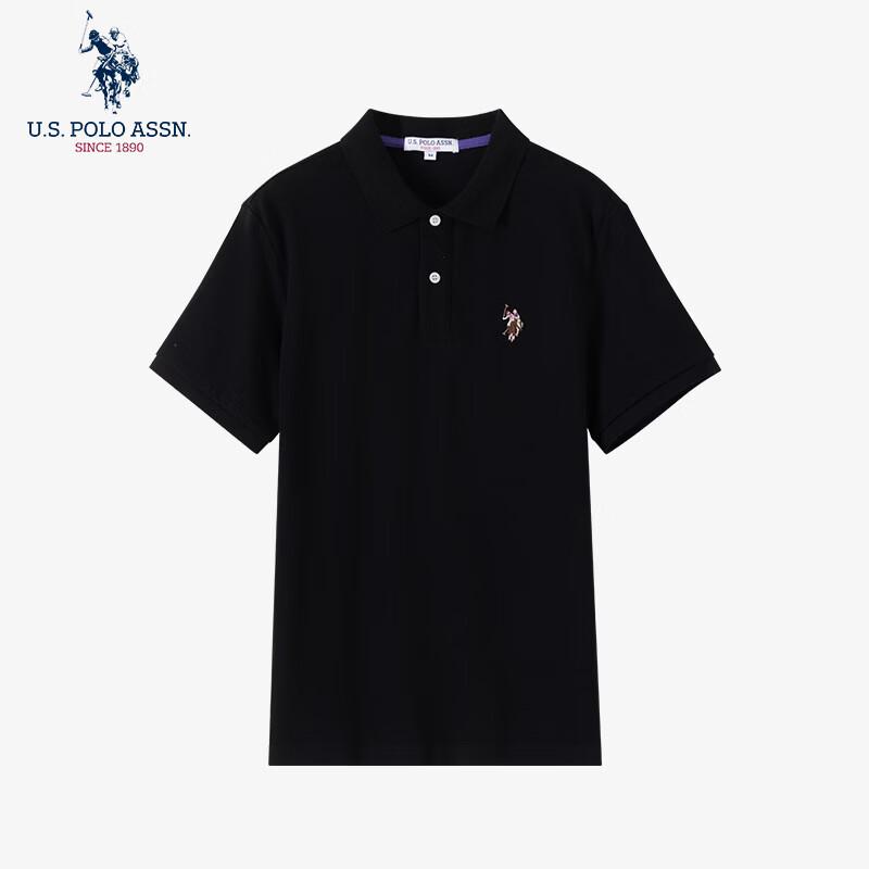 U.S. Polo Assn. Мужская рубашка-поло с коротким рукавом, не мнущаяся