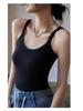 Женский топ-майка без рукавов с защитой от просвечивания - Летняя базовая одежда для улицы и дома, Покрытие боковых жировых складок