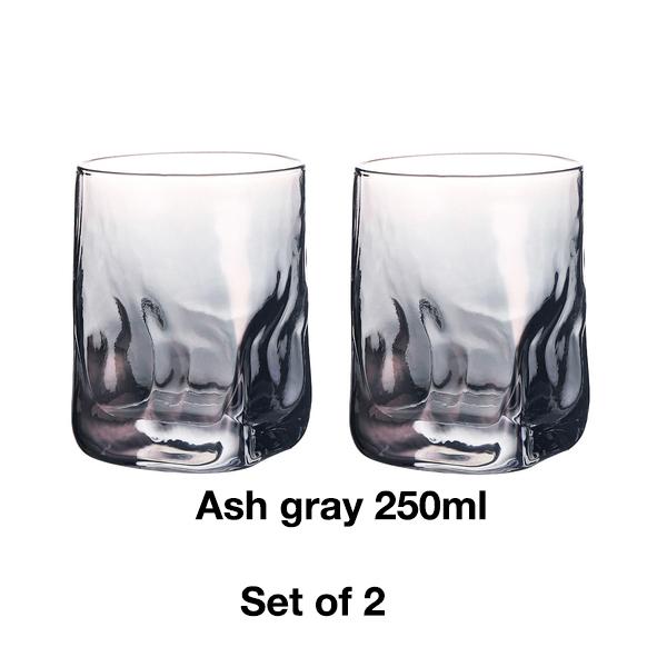 2 шт. Стакан для виски с радужным молотковым эффектом, Тяжелый стакан для воды, Стакан для воды, Стакан для сока, Бокал для вина, Стакан для напитков, Набор из 2 шт.