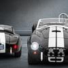 Моделирование 1:Классическая модель автомобиля Shelby AC Cobra в масштабе 22 из сплава со звуком и светом, коллекционная, литая металлическая миниатюра Voiture