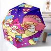 1pc My Melody & Little Twin Stars Festival Umbrella - Automatic Opening/Closing, Foldable Design, Outdoor Use, Gift for Fans, Travel, Daily Use.K072