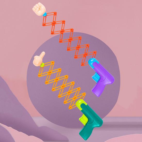 1 набор выдвижных игрушечных кулаков, шутер, кулачки, захват, рука робота, детские игры, эластичный телескопический захват, безопасная игрушка для разгрузки