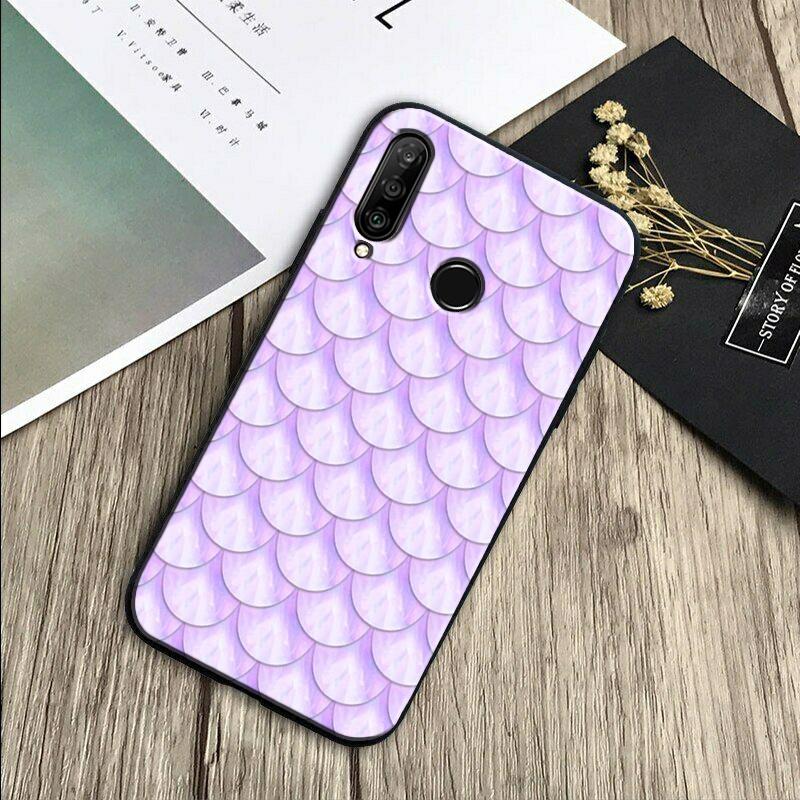 Чехол с чешуей русалки для Huawei Nova 7i 3i 8i 11 12i 10 9 SE Y60 Y61 Y70 Y72 Y73 Y90 Y91 P20 P30 Pro P40 Lite