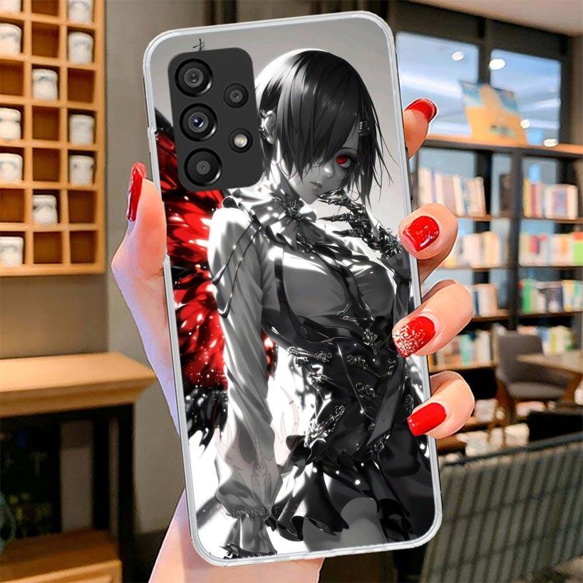 G-Ghoul Tokyo Touka Kirishima Phone Case For Samsung Galaxy A12 A22 A32 A52 A72 A02S Phone Case Note 20 Ultra 10 S10 Plus A51 A7