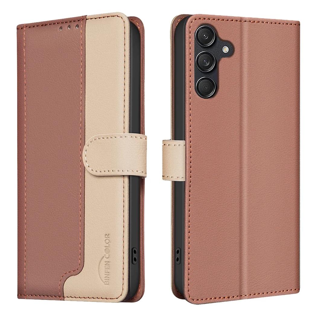 Кожаные чехлы-книжки для Samsung Galaxy A34 5G A54 5G A14 A73 5G A13 A33 A53 A72 A52/A52S A32 5G A12 с магнитной подставкой