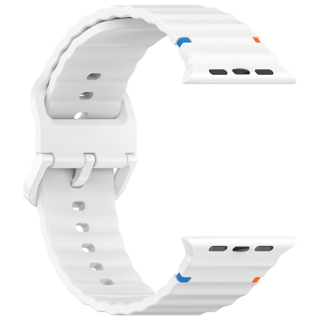 Ремешок для Apple Watch Serise 11 10 9 8 7 SE3 46мм 42мм 41мм 45мм 44мм 40мм Спортивный силиконовый ремешок для iWatch Ultra 2 3 49мм